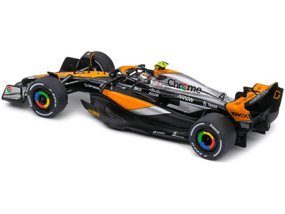 McLaren MCL60 #4 Lando Norris F1 British GP 2023 1:43 Scale Solido Diecast Model-Solido-Diecast Model Centre