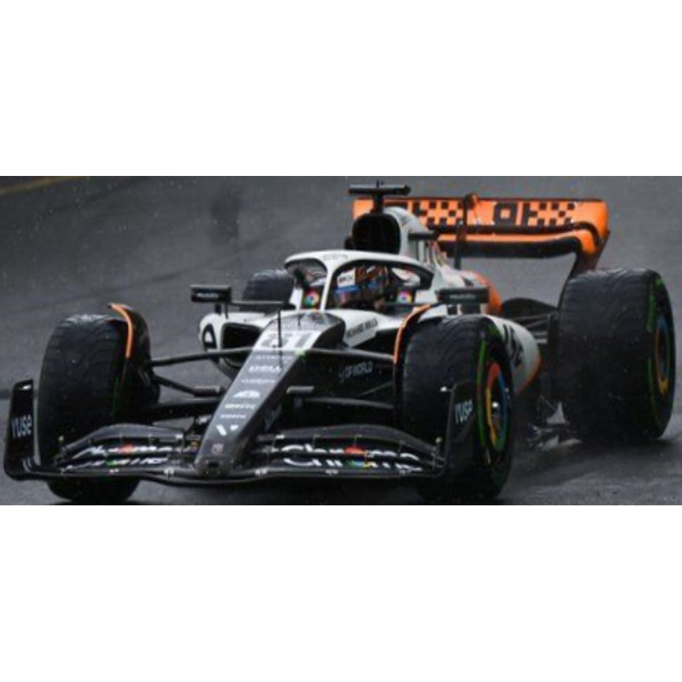 McLaren MCL60 #81 10th F1 Monaco GP 2023 Oscar Piastri - 1:43 Scale Resin Model Car-Spark-Diecast Model Centre