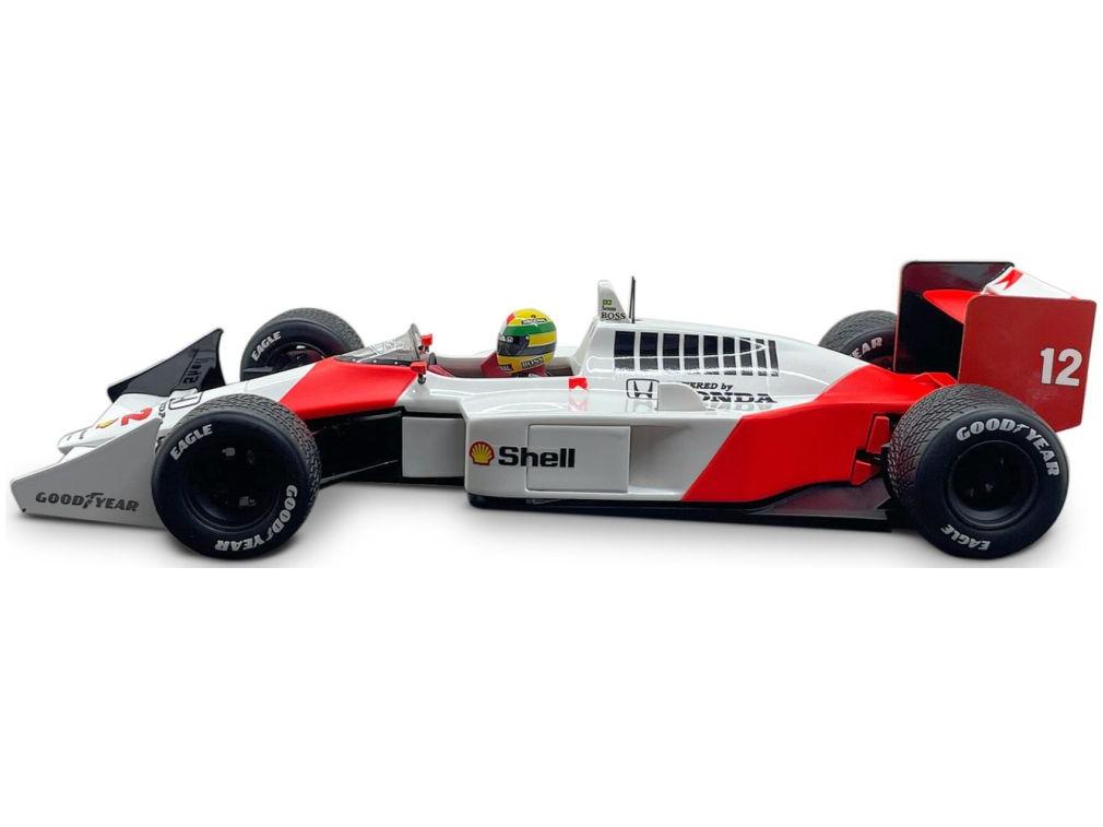 McLaren MP4/4 #12 Winner British GP Ayrton Senna F1 World Champion 1988 1:18 Scale Werk83 Diecast Model Car-Werk83-Diecast Model Centre