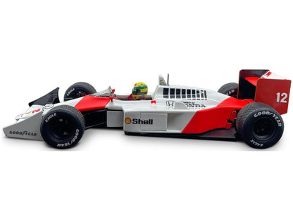 McLaren MP4/4 #12 Winner British GP Ayrton Senna F1 World Champion 1988 1:18 Scale Werk83 Diecast Model Car-Werk83-Diecast Model Centre