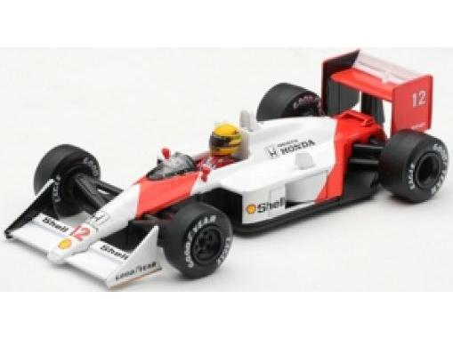 McLaren MP4/4 F1 Canadian GP 1988 Winner #12 Ayrton Senna Blister Packaging 1:64 Scale Diecast Model Car – MINI GT-MINI GT-Diecast Model Centre