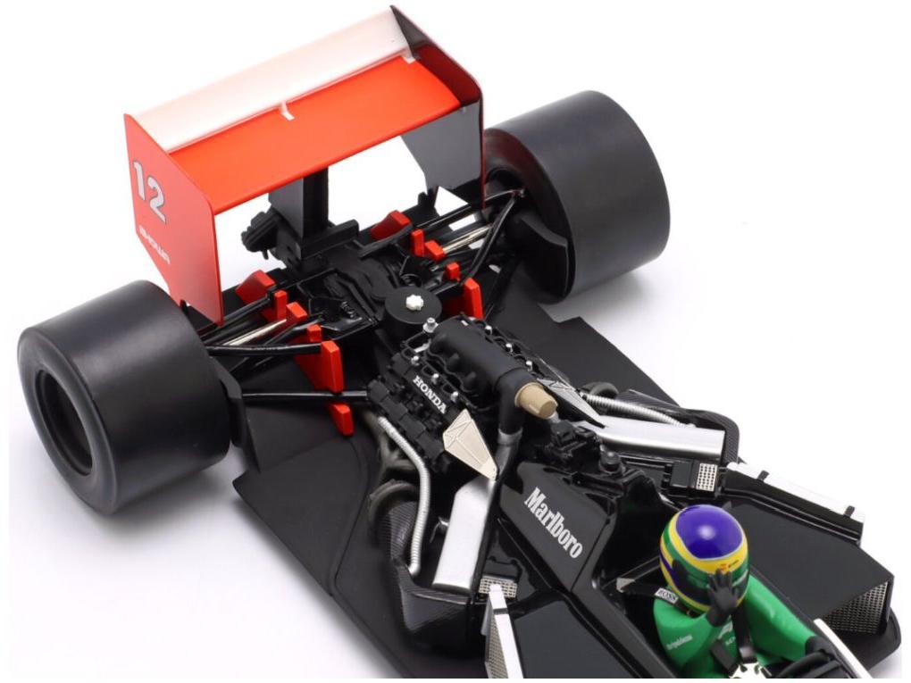 McLaren MP4/4 F1 Demo Run Interlagos 2019 #12 Bruno Senna 1:18 Scale Diecast Model Car – Werk83-Werk83-Diecast Model Centre
