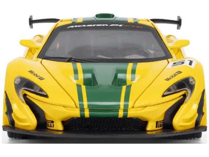 McLaren P1 Yellow 1:24 Scale CMJ - Jian Feng Juan Toys Diecast Model Car-CMJ - Jian Feng Juan Toys-Diecast Model Centre