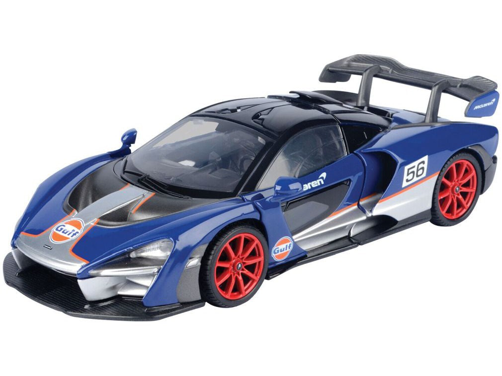 McLaren Senna w/Gulf Livery - 1:24 Scale Model Car-Motormax-Diecast Model Centre