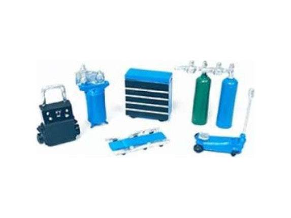 Mechanics Tool Set blue 1:64 Scale Model Accessory