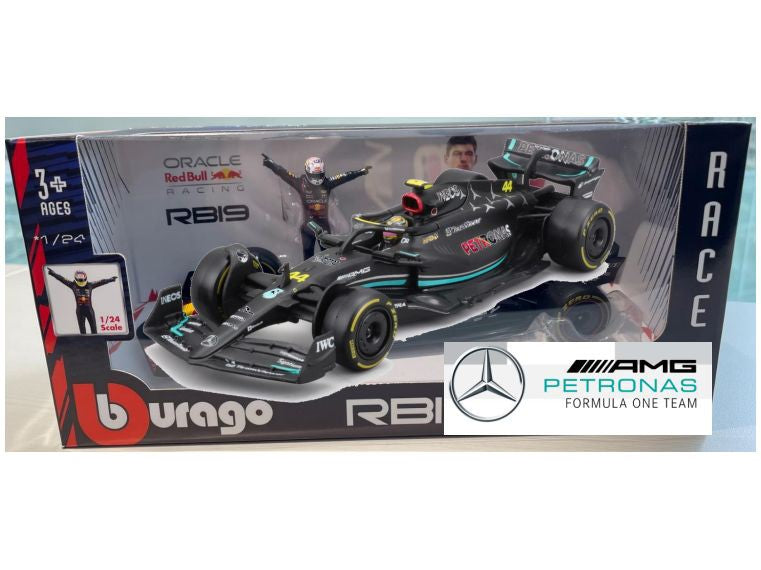Mercedes-AMG F1 W14 E Performance #44 F1 2023 Lewis Hamilton - 1:24 Scale Diecast Model Car-Bburago-Diecast Model Centre