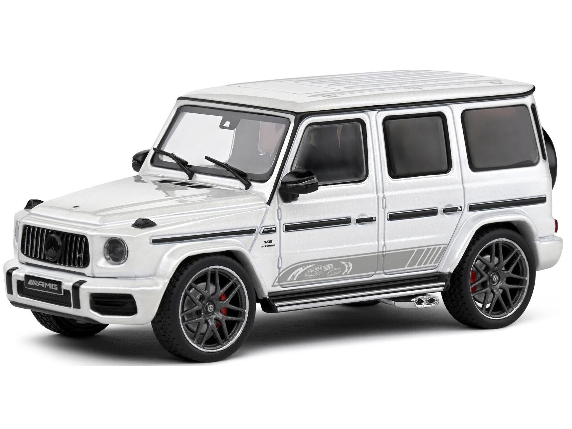 Mercedes-AMG G63 2022 White 1:43 Scale Solido Diecast Model-Solido-Diecast Model Centre