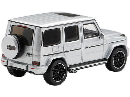 Mercedes-AMG G63 Silver Metallic (LHD) 1:64 Scale Diecast Car – MINI GT-MINI GT-Diecast Model Centre