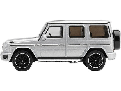 Mercedes-AMG G63 Silver Metallic (LHD) 1:64 Scale Diecast Car – MINI GT-MINI GT-Diecast Model Centre