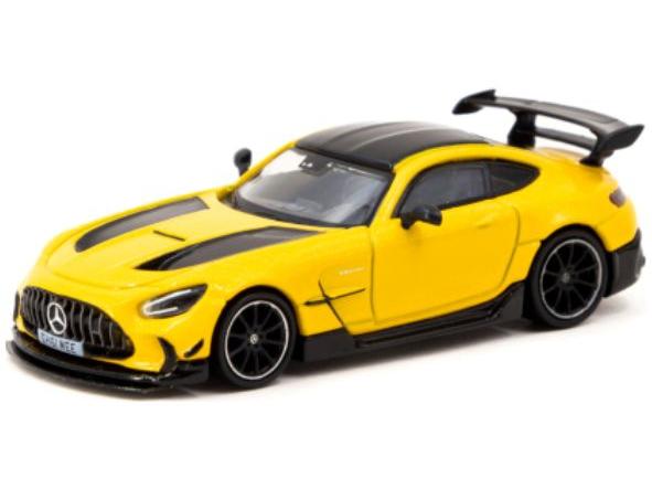 Mercedes-AMG GT Yellow/Black 1:64 Scale Tarmac Works Diecast Model-Tarmac Works-Diecast Model Centre