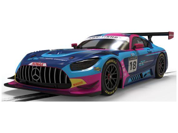 Mercedes AMG GT3 - British GT 2024 - 2Seas Motorsport in Clear Box 1:32 Scale Scalextric-Scalextric-Diecast Model Centre