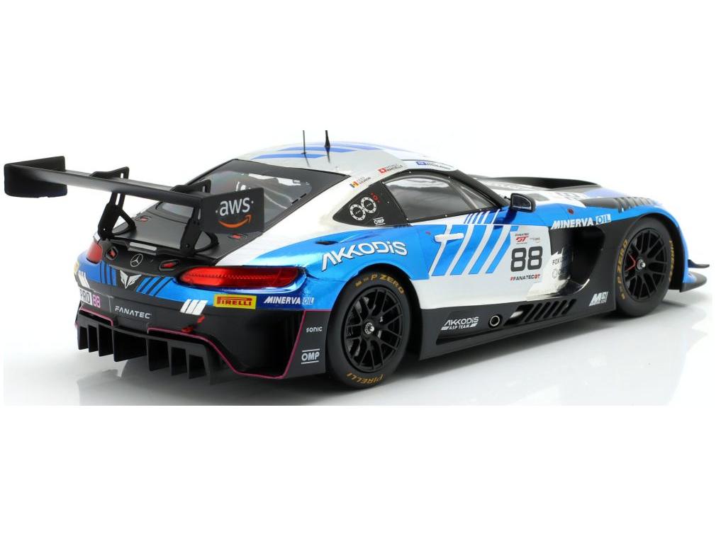 Mercedes-AMG GT3 Evo #88 GTWC Champion 2023 AKKodis ASP Boguslavskiy/Gounon/Marci 1:18 Scale IXO Diecast Model Car-IXO-Diecast Model Centre