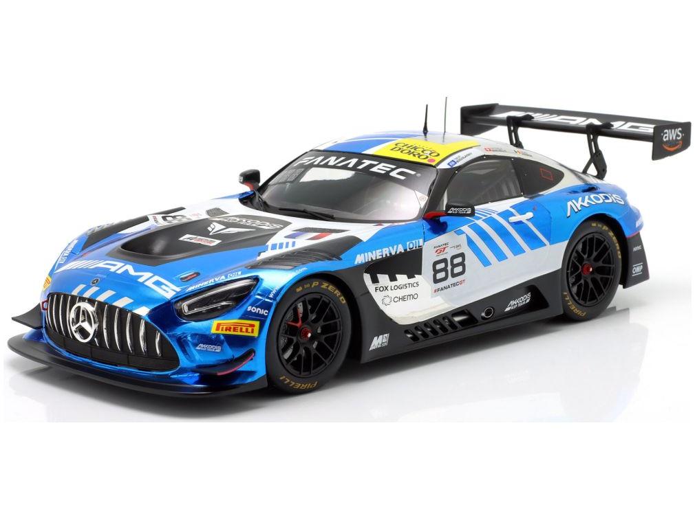 Mercedes-AMG GT3 Evo #88 GTWC Champion 2023 AKKodis ASP Boguslavskiy/Gounon/Marci 1:18 Scale IXO Diecast Model Car-IXO-Diecast Model Centre