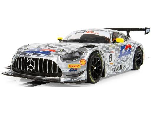 Mercedes AMG GT3 - RAM Racing - D2 in Clear Box 1:32 Scale Scalextric-Scalextric-Diecast Model Centre