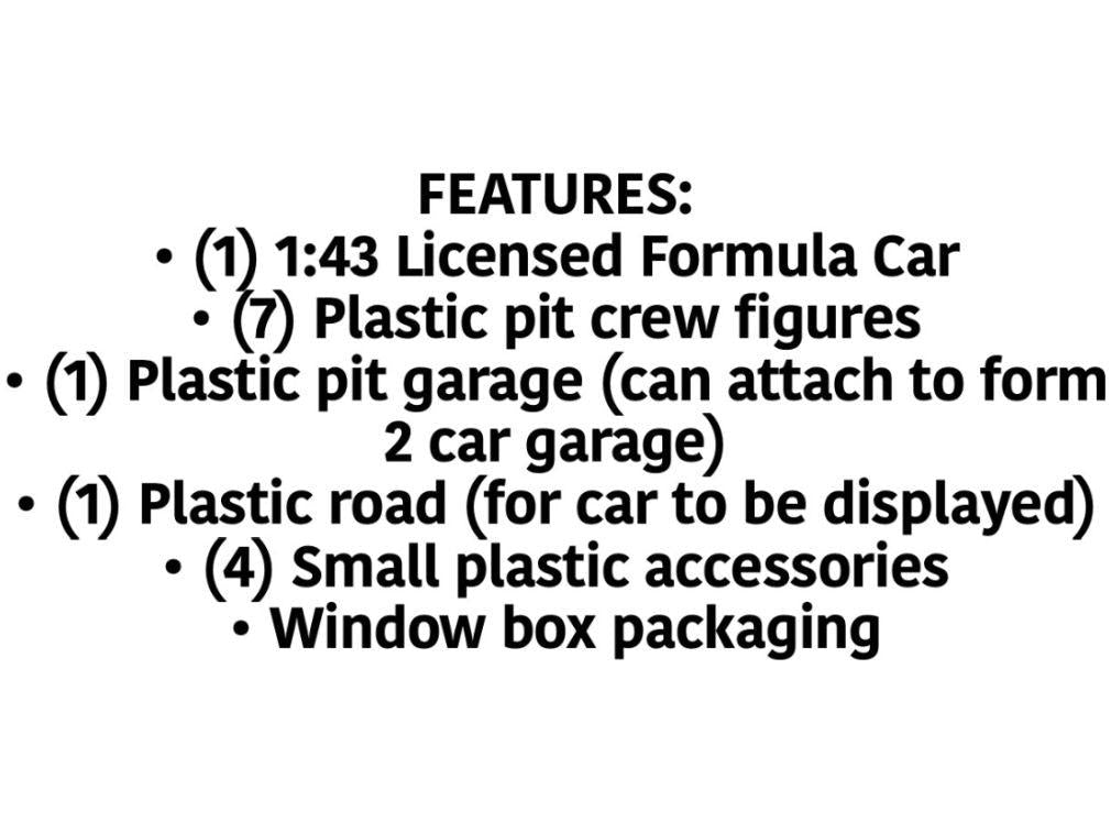 Mercedes-AMG Petronas F1 W14 E Performance #63 George Russell 2023 Pit Pass Set 1:43 Scale Diecast & Plastic – Bburago-Bburago-Diecast Model Centre