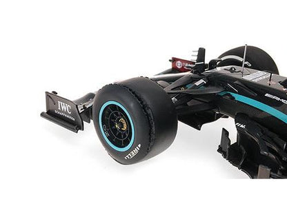 Mercedes-AMG W11 EQ Performance(Flat Tyre) F1 British GP 2020 Lewis Hamilton 1:18 Scale Diecast Car – Minichamps-Minichamps-Diecast Model Centre