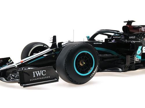 Mercedes-AMG W11 EQ Performance(Flat Tyre) F1 British GP 2020 Lewis Hamilton 1:18 Scale Diecast Car – Minichamps-Minichamps-Diecast Model Centre