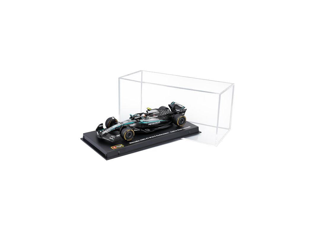 Mercedes-AMG W16 F1 2025 #12 Kimi Antonelli w/Helmet 1:43 Scale Bburago Diecast Model Car-Bburago-Diecast Model Centre