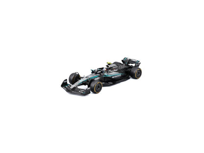 Mercedes-AMG W16 F1 2025 #12 Kimi Antonelli w/Helmet 1:43 Scale Bburago Diecast Model Car-Bburago-Diecast Model Centre