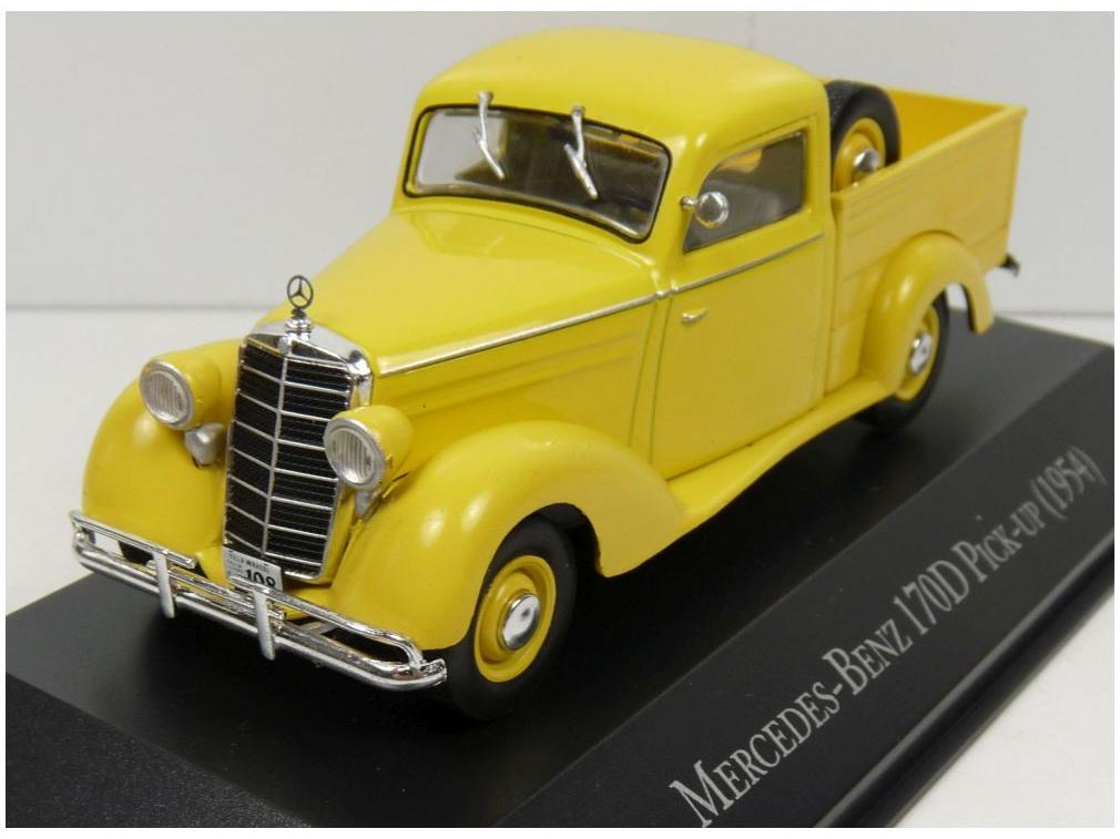 Mercedes-Benz 170D Yellow 1954 (Argentina Spec.) 1:43 Scale Diecast Model-Unbranded-Diecast Model Centre