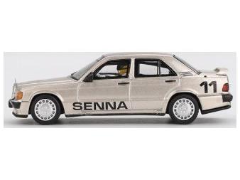 Mercedes-Benz 190 E 2.3-16 #11 Ayrton Senna 1984 Nurburgring Race of Champions 1:64 Scale MINI GT Model Car-MINI GT-Diecast Model Centre