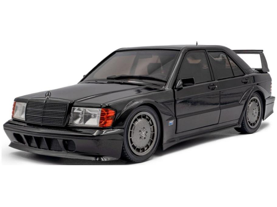 Mercedes-Benz 190 W201 EVO II 1990 Solido Works Black 1:18 Scale Solido Diecast Model-Solido-Diecast Model Centre