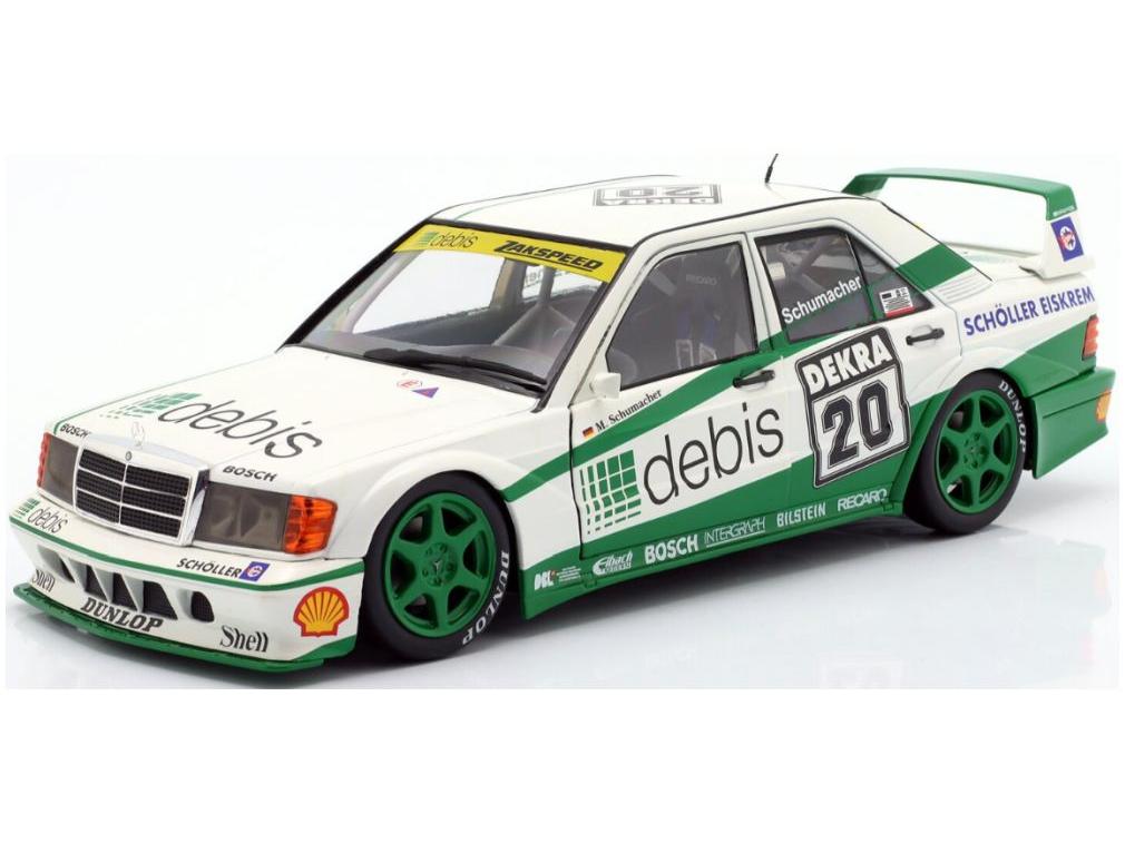 Mercedes-Benz 190E 2.5-16 Evo II #20 DTM91 Michael Schumacher Race Norisring -Col Box 1:18 Scale Werk83 Diecast Model Car-Werk83-Diecast Model Centre