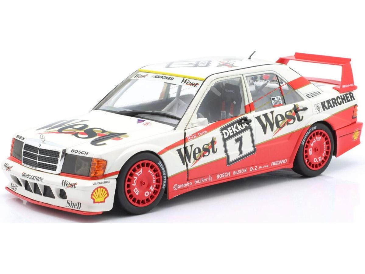 Mercedes-Benz 190E 2.5-16 Evo II DTM 1991 #7 Kurt Thiim 1:18 Scale Diecast Model Car – Werk83-Werk83-Diecast Model Centre