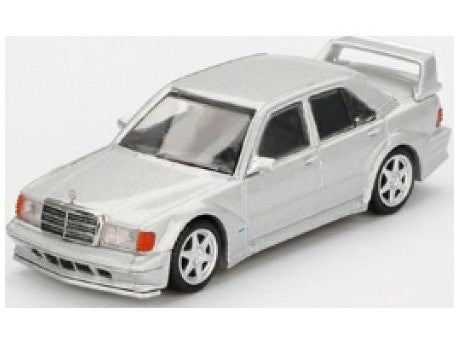 Mercedes-Benz 190E 2.5-16 Evolution II Astral Silver - 1:64 Scale Model Car-MINI GT-Diecast Model Centre