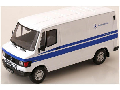 Mercedes-Benz 208 D Mercedes-Benz Service 1988 White/Blue 1:18 Scale Diecast Model Van – KK Scale-KK Scale-Diecast Model Centre