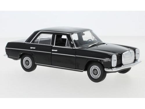 Mercedes-Benz 220 (W115) 1968 Black 1:24 Scale Welly Diecast Model-Welly-Diecast Model Centre