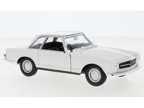 Mercedes-Benz 230 SL (W113) 1963 White 1:24 Scale Welly Diecast Model-Welly-Diecast Model Centre