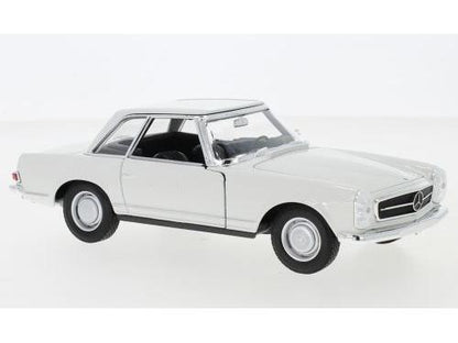 Mercedes-Benz 230 SL (W113) 1963 White 1:24 Scale Welly Diecast Model-Welly-Diecast Model Centre