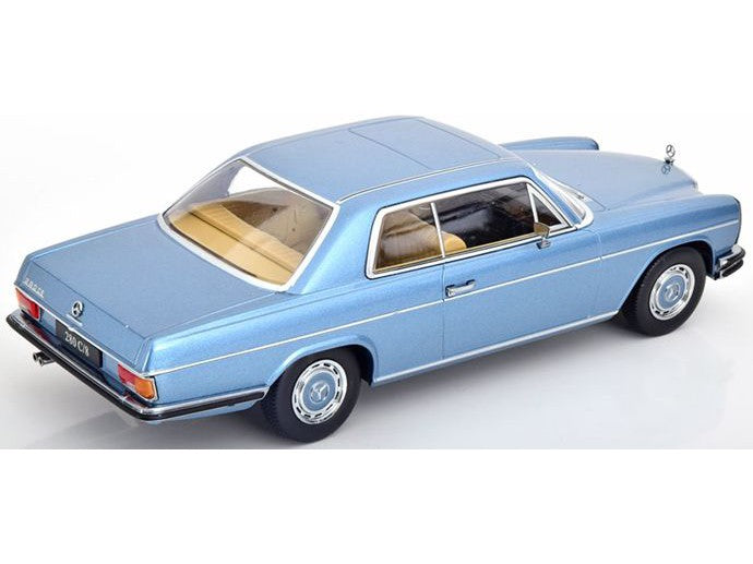 Mercedes-Benz 280C/8 W114 Coupe 1969 light blue metallic 1:18 Scale Model Car