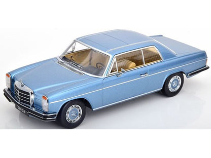 Mercedes-Benz 280C/8 W114 Coupe 1969 light blue metallic 1:18 Scale Model Car
