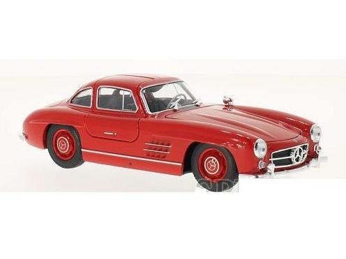 Mercedes-Benz 300 SL (W198) Red 1:24 Scale Welly Diecast Model-Welly-Diecast Model Centre