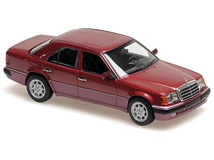 Mercedes-Benz 500E V8 1991, Red Metallic 1:43 Scale Diecast Car – MaXichamps-MaXichamps-Diecast Model Centre