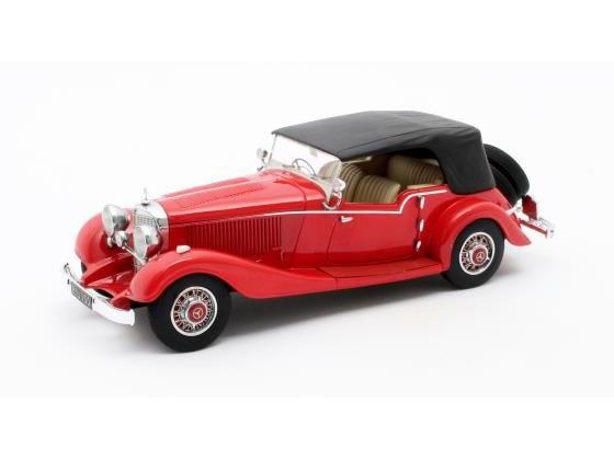 Mercedes-Benz 500K Four Passenger Tourer mayfair red closed 1:43 Scale Matrix Resin Model Car-Matrix-Diecast Model Centre