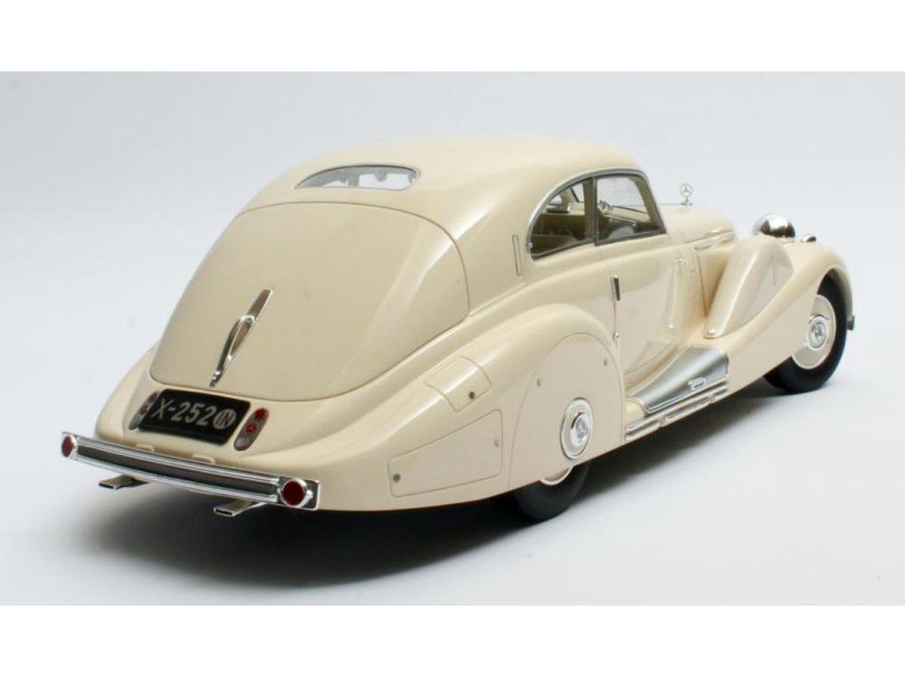 Mercedes-Benz 500K Spezial Stromlinienwagen white 1935 1:18 Scale Matrix Resin Model Car-Matrix-Diecast Model Centre