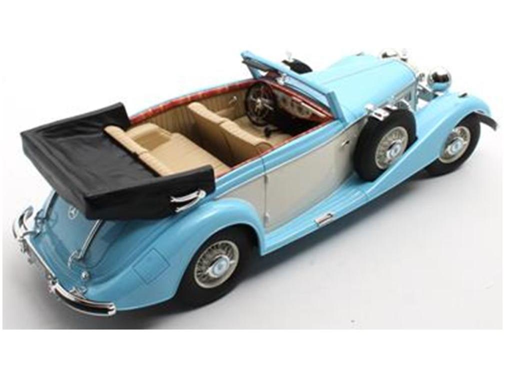 Mercedes-Benz 540K Cabriolet B Blue/White 1936-1938 1:18 Scale