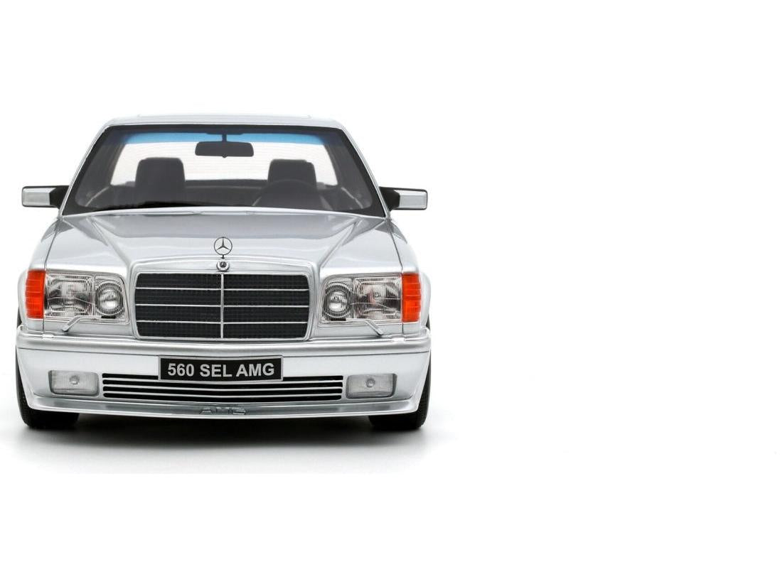 Mercedes-Benz 560 (W126) 6.0 SEL AMG Brilliant Silver 1989 1:18 Scale Resin Car – OttOmobile Samurai Collection-OttOmobile-Diecast Model Centre