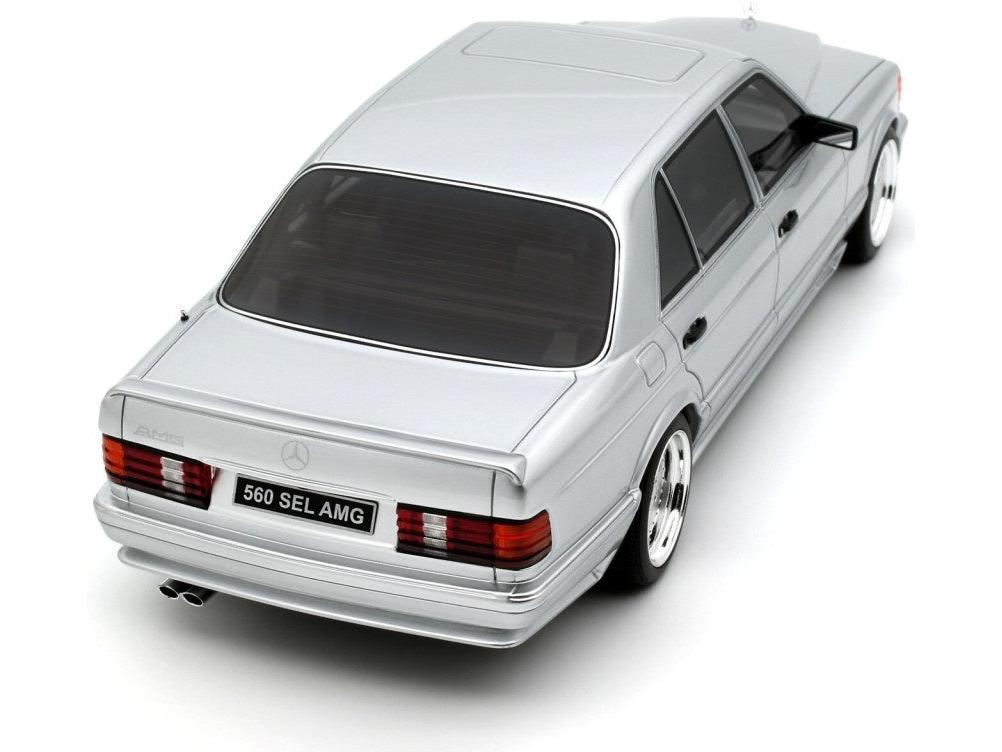 Mercedes-Benz 560 (W126) 6.0 SEL AMG Brilliant Silver 1989 1:18 Scale Resin Car – OttOmobile Samurai Collection-OttOmobile-Diecast Model Centre
