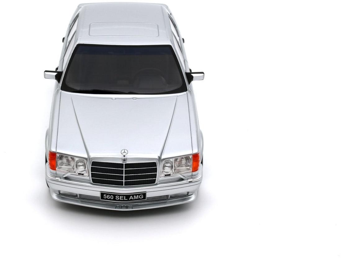 Mercedes-Benz 560 (W126) 6.0 SEL AMG Brilliant Silver 1989 1:18 Scale Resin Car – OttOmobile Samurai Collection-OttOmobile-Diecast Model Centre