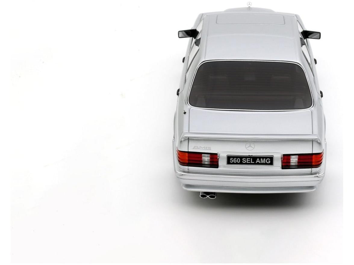 Mercedes-Benz 560 (W126) 6.0 SEL AMG Brilliant Silver 1989 1:18 Scale Resin Car – OttOmobile Samurai Collection-OttOmobile-Diecast Model Centre