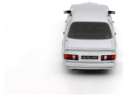 Mercedes-Benz 560 (W126) 6.0 SEL AMG Brilliant Silver 1989 1:18 Scale Resin Car – OttOmobile Samurai Collection-OttOmobile-Diecast Model Centre