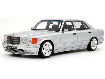 Mercedes-Benz 560 (W126) 6.0 SEL AMG Brilliant Silver 1989 1:18 Scale Resin Car – OttOmobile Samurai Collection-OttOmobile-Diecast Model Centre