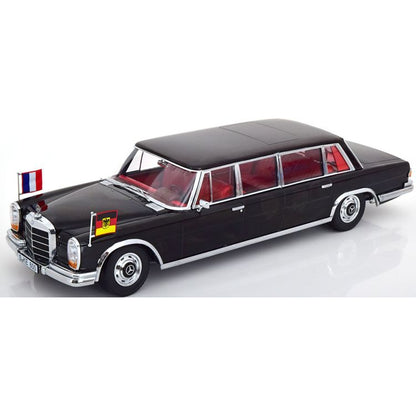 Mercedes-Benz 600 (W100) Pullman Brandt/Pompidou black 1:18 Scale Model Car