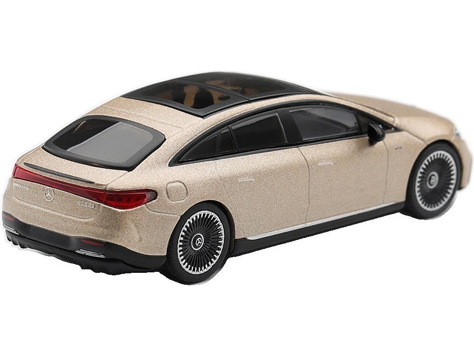 Mercedes-Benz AMG EQS 53 Gold (LHD) Blister Packaging 1:64 Scale Diecast Car – MINI GT-MINI GT-Diecast Model Centre