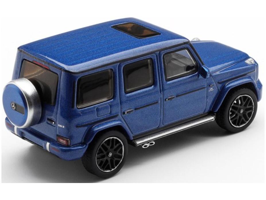 Mercedes-Benz AMG G 63 Dark Blue Metallic (LHD) 1:64 Scale MINI GT Model Car-MINI GT-Diecast Model Centre