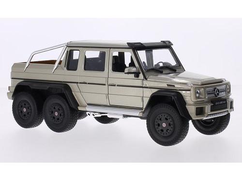 Mercedes-Benz AMG G63 6x6 Gold 1:24 Scale Welly Diecast Model-Welly-Diecast Model Centre